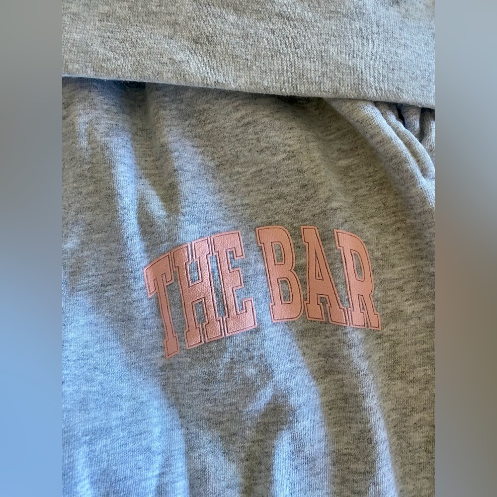 The Bar Gray Sweatpants (size M) and sweatshirt (size L) *comes as set